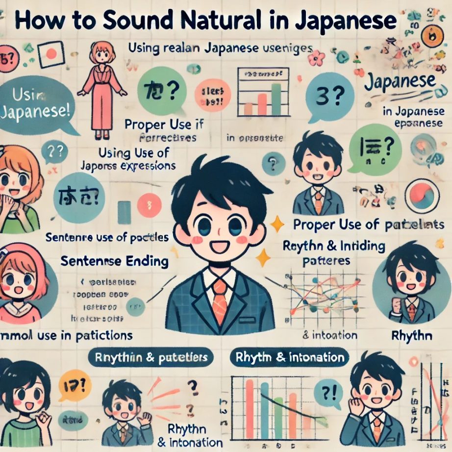 เทคนิคการใช้ภาษาญี่ปุ่นให้เนียนเหมือนเจ้าของภาษา การพูดภาษาญี่ปุ่นให้ดูเป็นธรรมชาติ ไม่ใช่แค่เรื่องไวยากรณ์ที่ถูกต้อง แต่ยังรวมถึงการใช้คำ สำนวน และน้ำเสียงให้เหมือนเจ้าของภาษา ต่อไปนี้คือเทคนิคที่จะช่วยให้คุณ “เนียน” มากขึ้นในการใช้ภาษาญี่ปุ่น